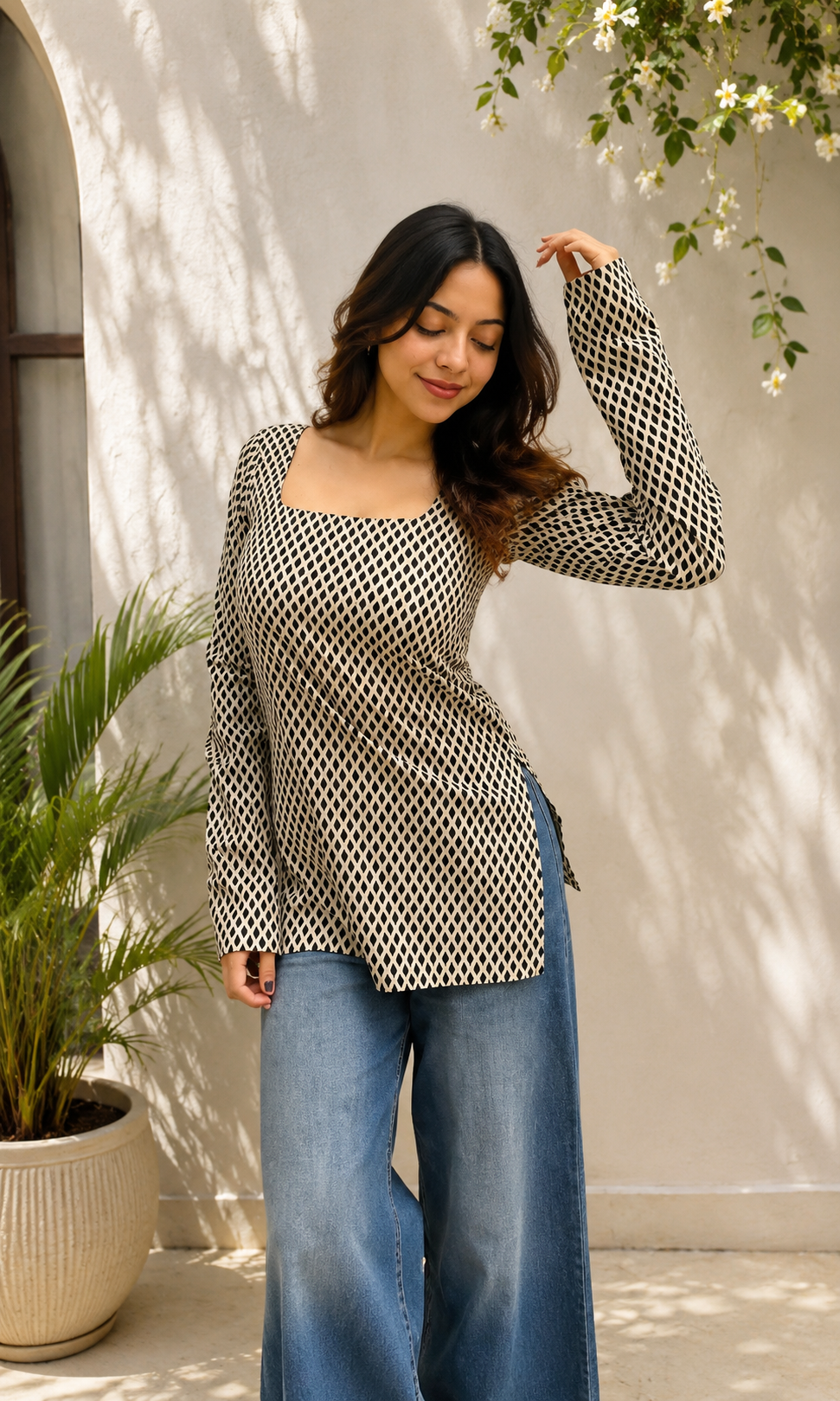 Beautiful Hot trendy Short Kurti