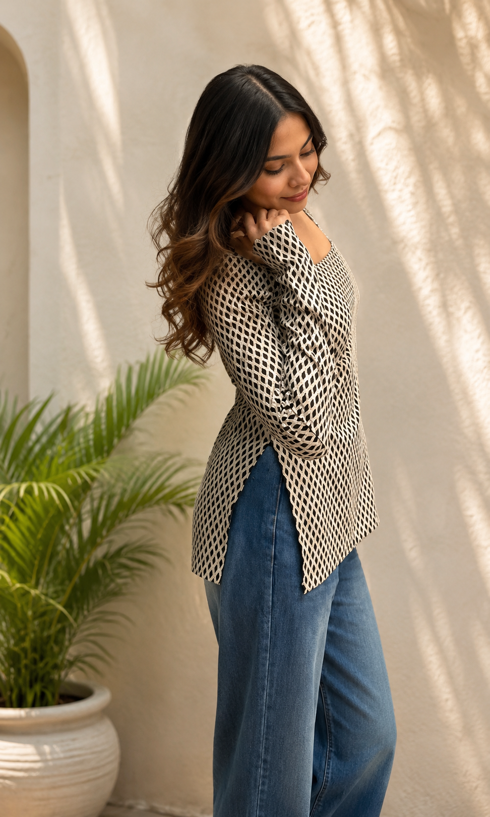 Beautiful Hot trendy Short Kurti