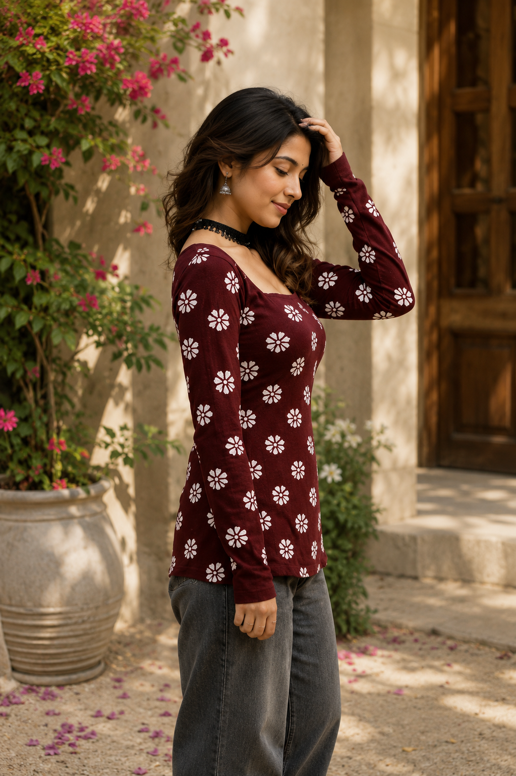 Short Kurti Floral