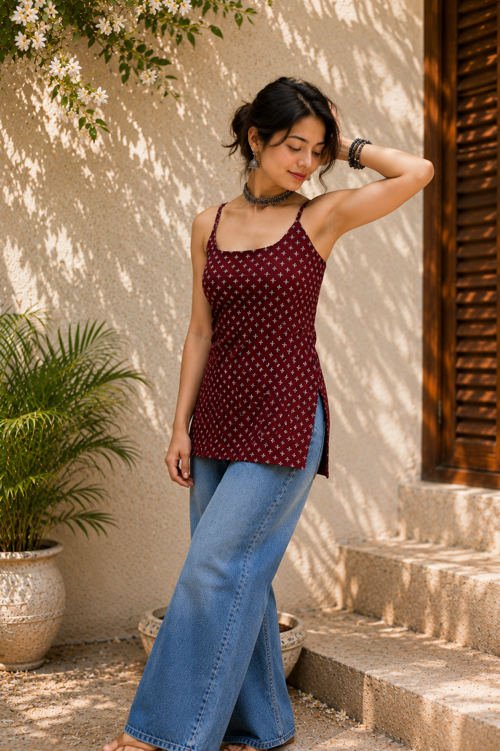 Beautiful hot short kurti