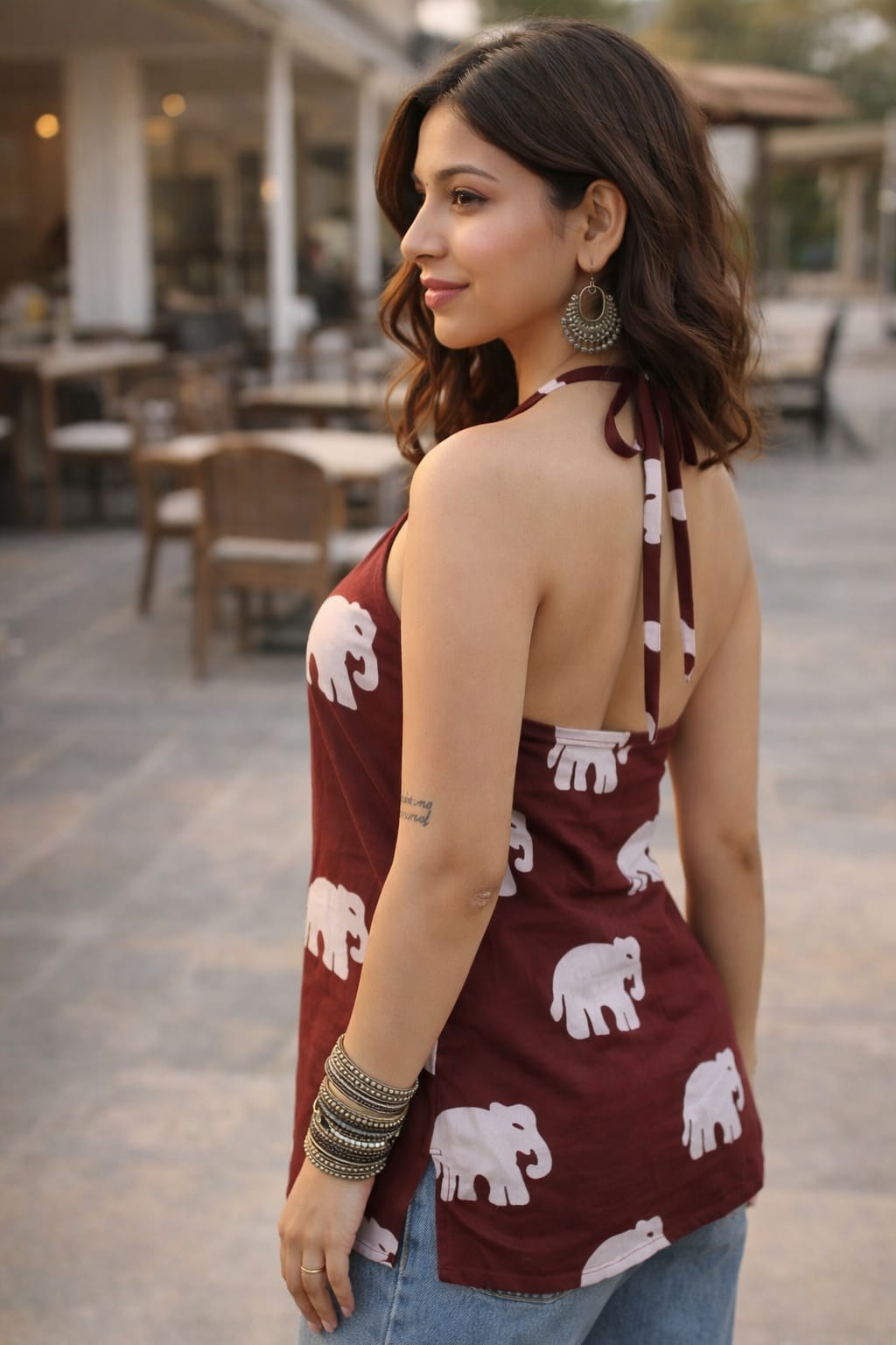 Half Hot Halter Kurti
